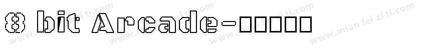 8 bit Arcade字体转换